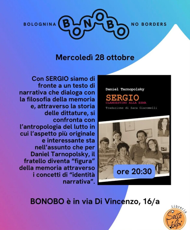 copertina di Sergio. Clandestino alla ESMA
