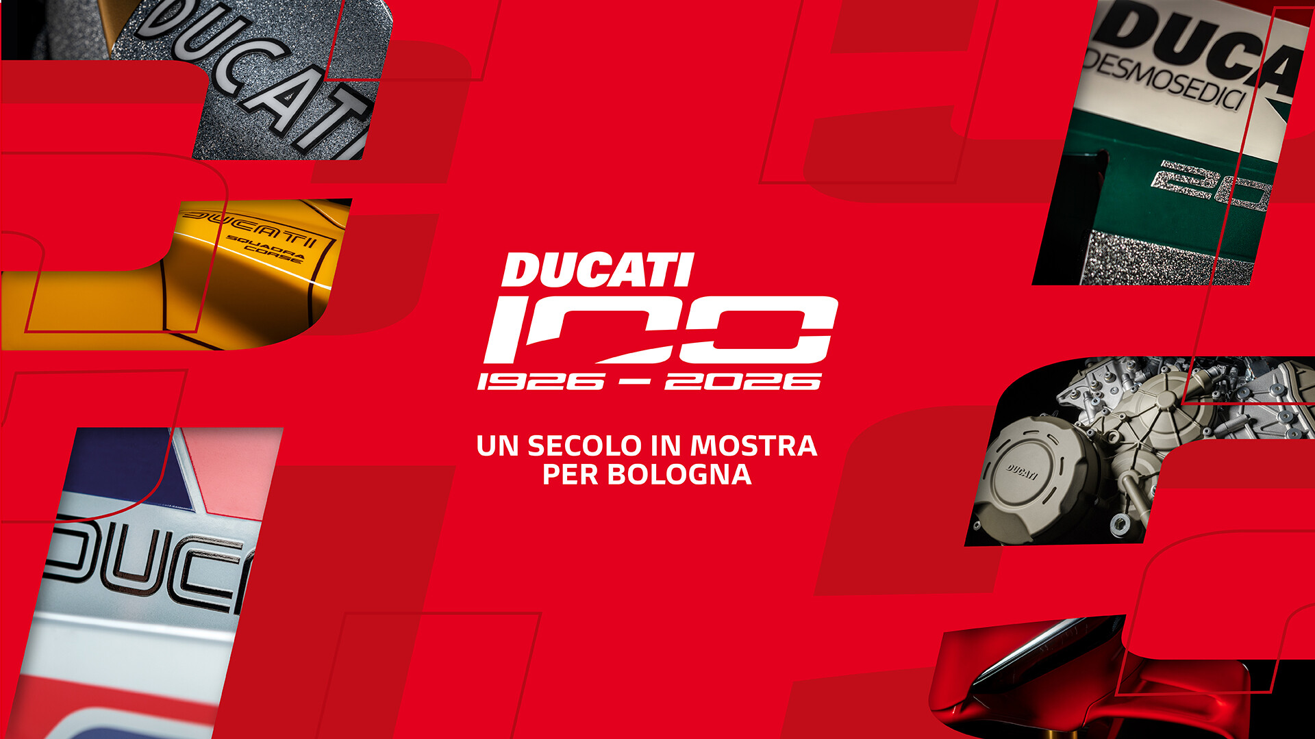 copertina di Ducati 100 - Un secolo in mostra 