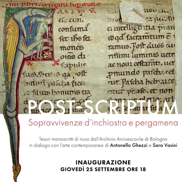 copertina di Post-Scriptum. Sopravvivenze d’inchiostro e pergamena