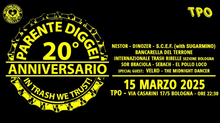 couverture de Parente Diggei: 20 anni sulla dancefloor delle lotte