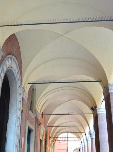 Palazzo Vittori Venenti - portico - particolare