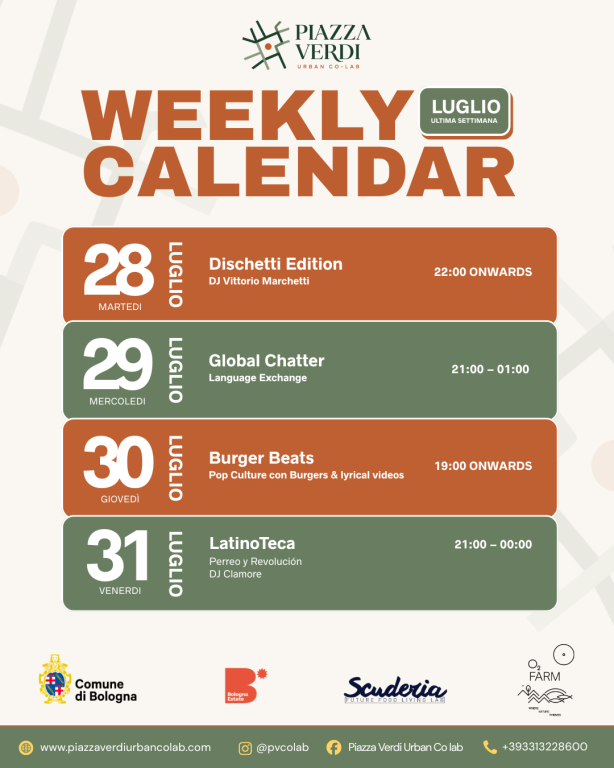 WEEKLY CALENDER