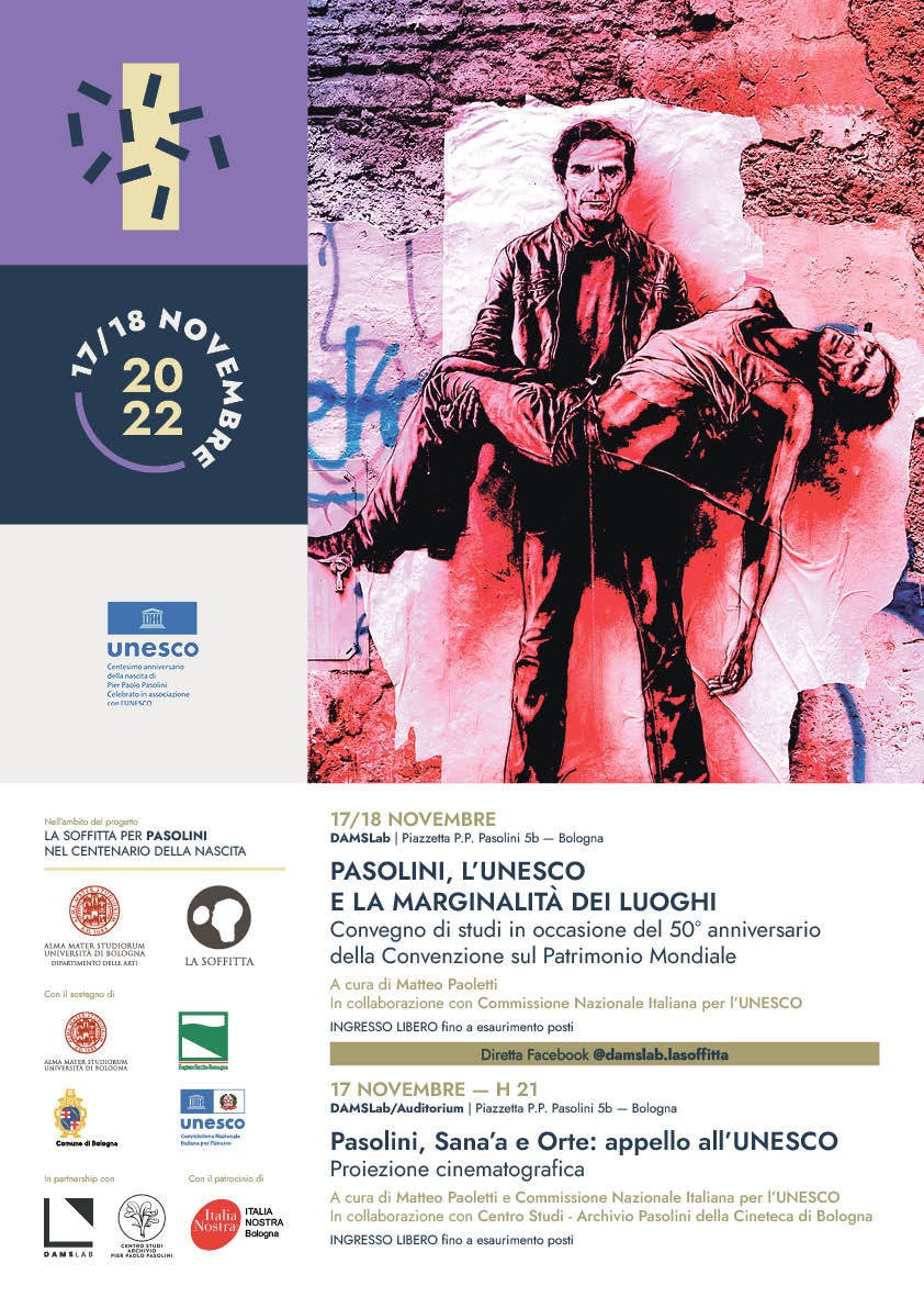 copertina di Pasolini, l'UNESCO e la marginalità dei luoghi