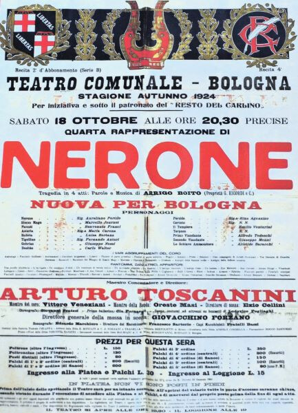 Manifesto del "Nerone" di Boito