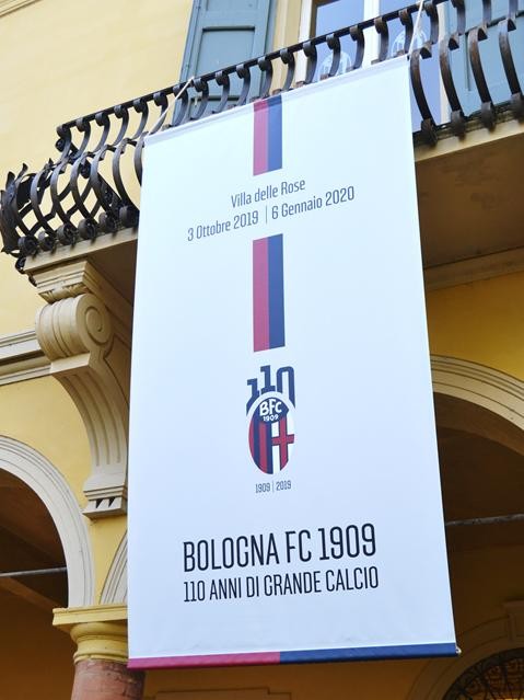 Mostra "Bologna FC 1909. 110 anni di grande calcio" - Villa delle Rose - via Saragozza (BO) - 2019
