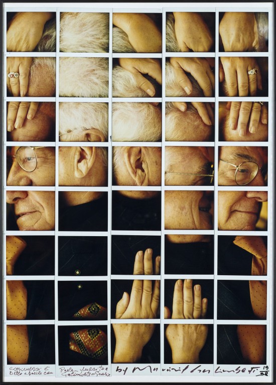Maurizio Galimberti, A Marino e Paola, 1988, 40 polaroid a colori,  nastro adesivo, cm 70x50 
