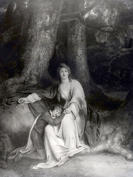 Margherita d'Anjou e il figlio Edoardo Principe di Galles