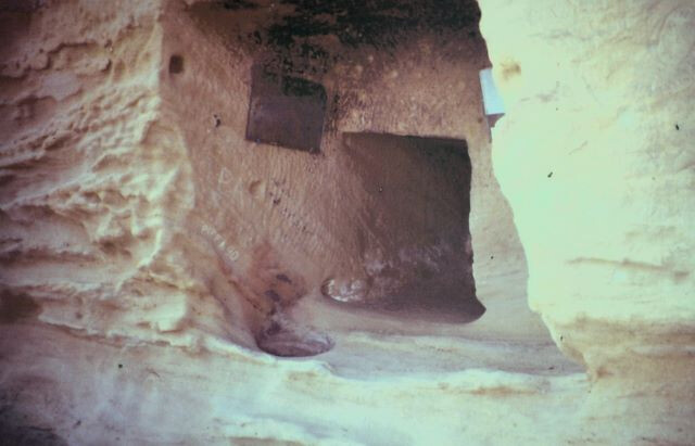 Ingresso della grotta dell'Eremita