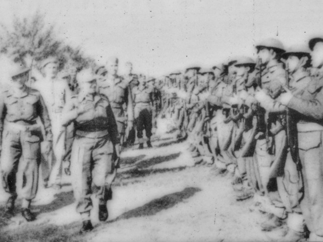 Soldati del Gruppo di Combattimento Friuli sul fronte della Gotica nella primavera del 1945