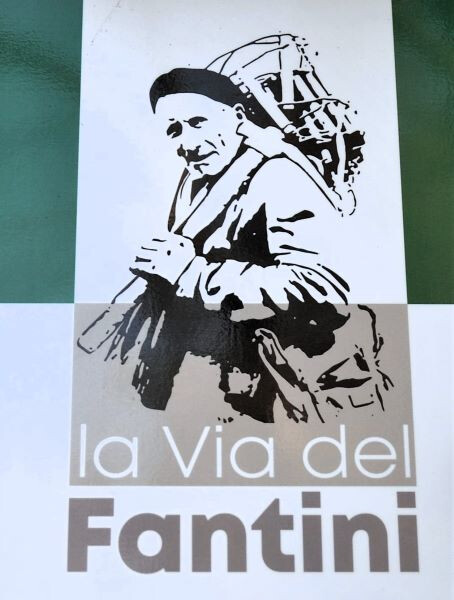 Cartello della Via del Fantini