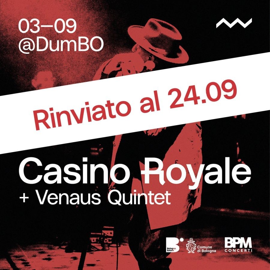 copertina di Casino Royale + Venaus Quintet + Marta Del Grandi