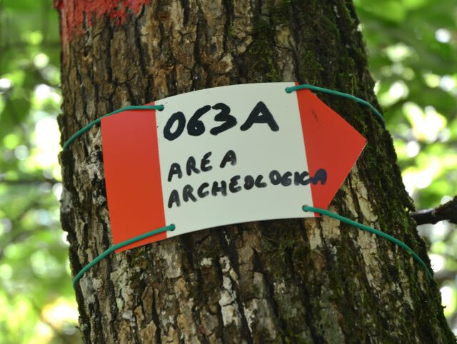 Segnalazione dell'area archeologica