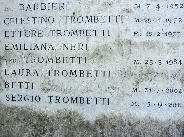 Tomba della famiglia Trombetti