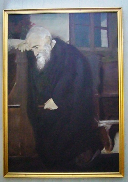 Padre Marella - dipinto nella cripta della Chiesa della Città dei Ragazzi - San Lazzaro di Savena