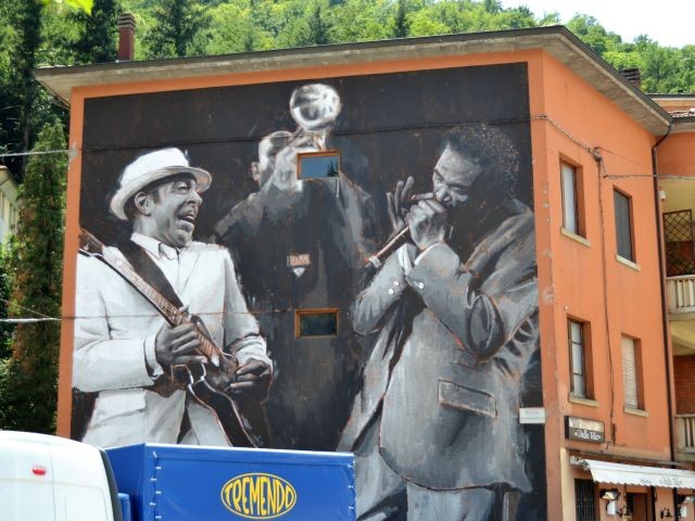 Murale dedicato al Porretta Soul Festival