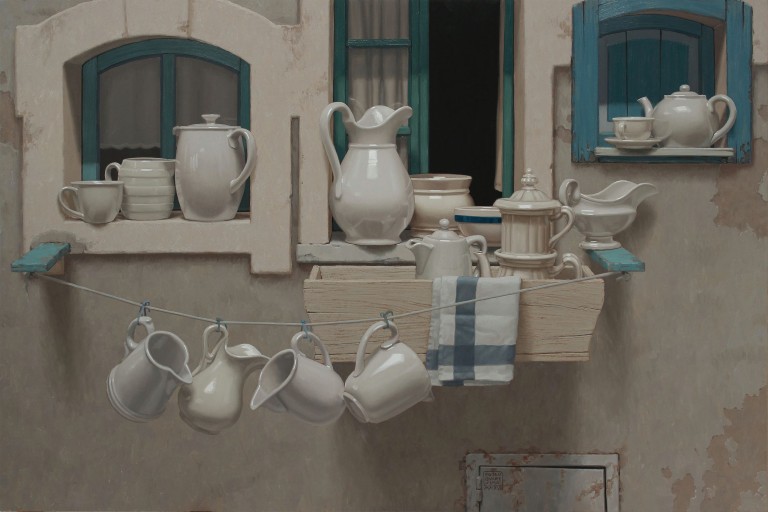 6 Galleria FORNI Paolo Quaresima 'Cocci stesi' olio su tavola cm 100x150.jpg