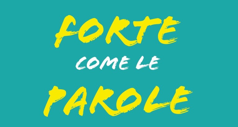 copertina di Forte come le parole