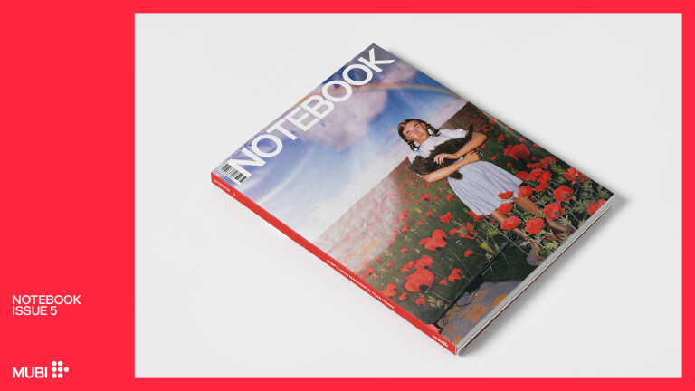 copertina di Presentazione di «Notebook», la rivista di MUBI