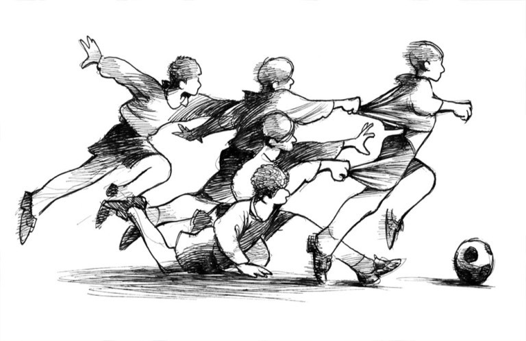 copertina di Non posso, mio figlio ha calcio