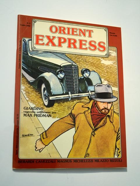 Copertina della rivista "Orient Express" dedicata a V. Giardino - Mostra "Comics Express. Luigi Bernardi e il fumetto" - Arena del Sole (BO) - 2015