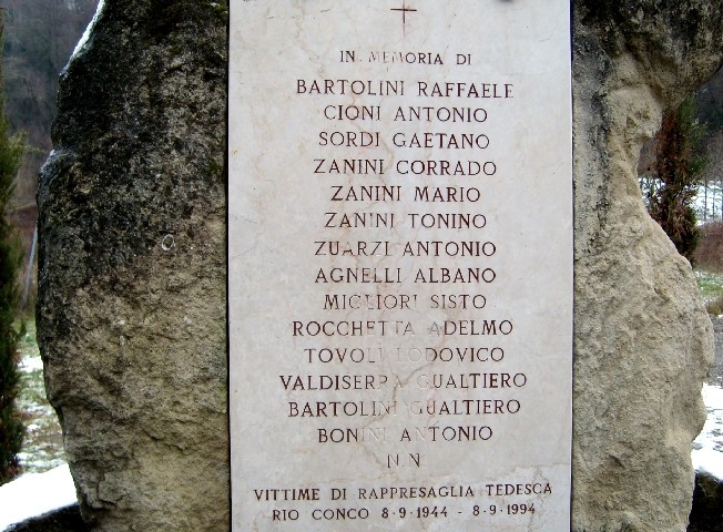 L'elenco delle vittime di Rio Conco