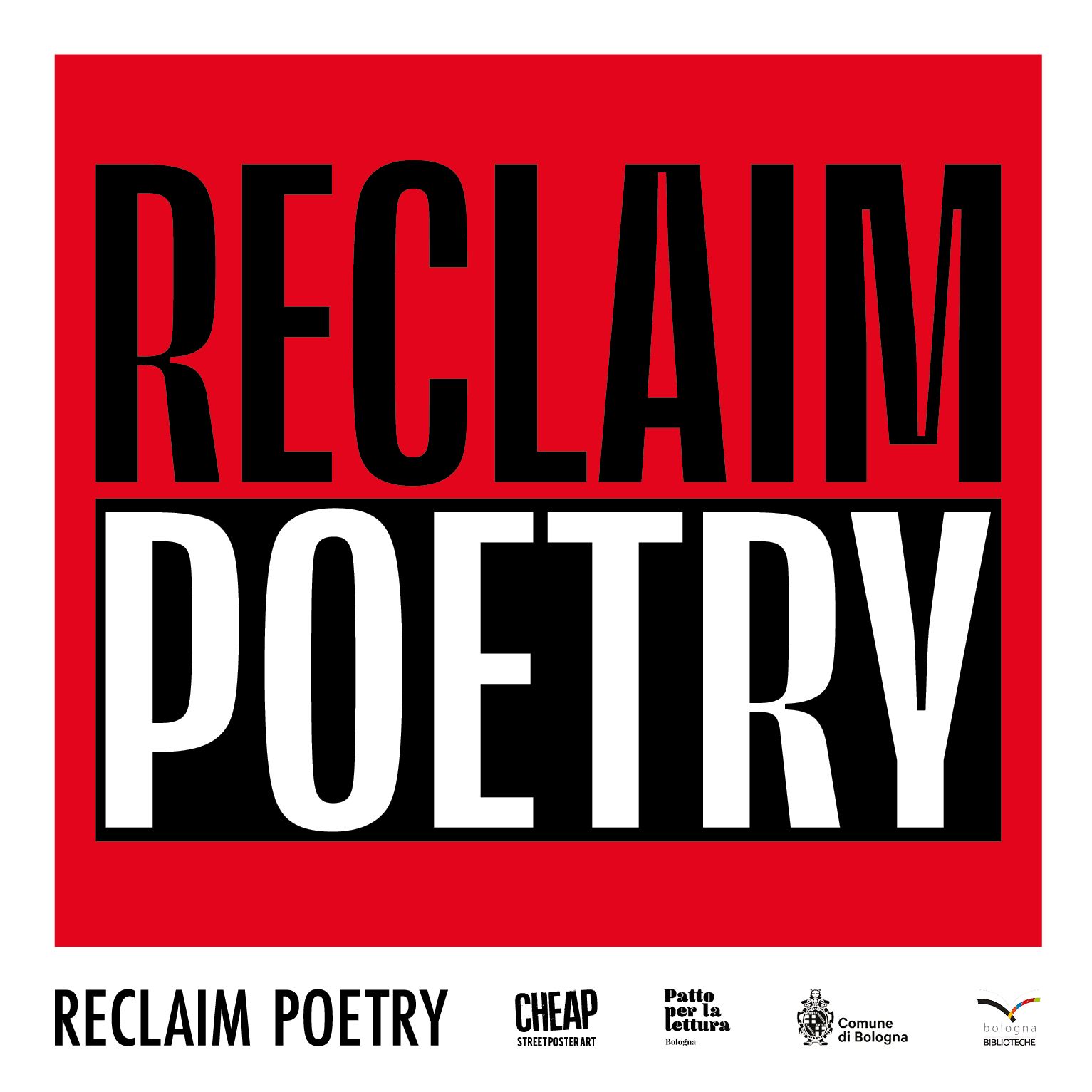 copertina di RECLAIM POETRY 2024