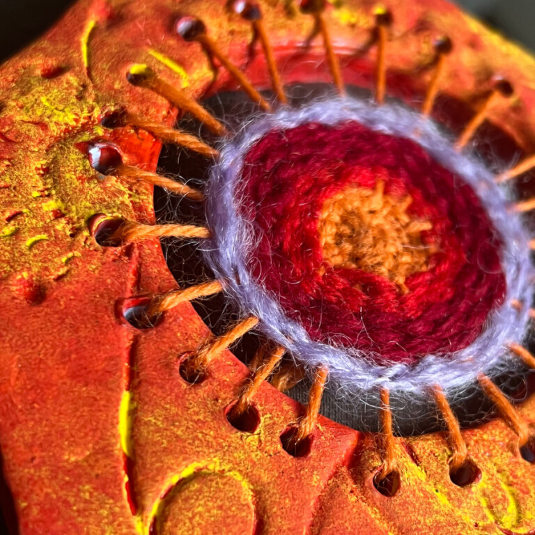 copertina di Lab Mandala | Argilla, colore e tessitura