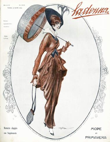 LA DONNA. Rivista quindicinale illustrata