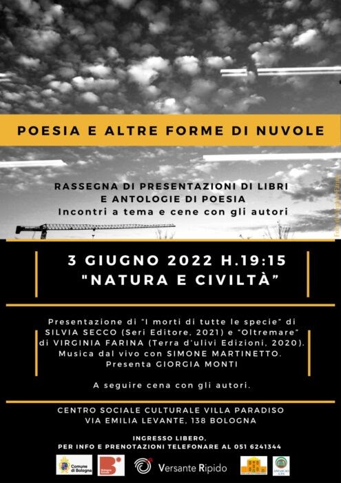 copertina di Poesia e altre forme di nuvole