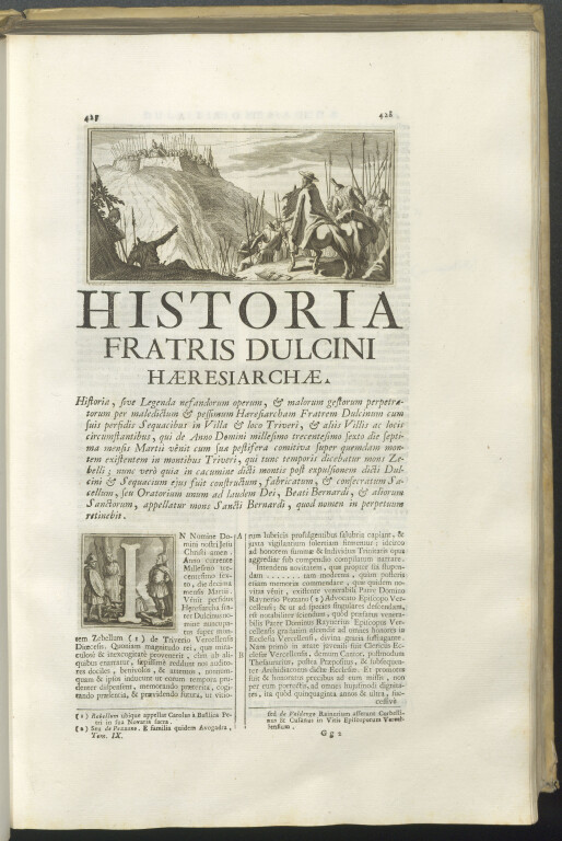 image of Historia fratris Dulcini haeresiarchae