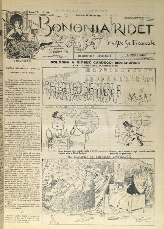 image of Bologna a Giosuè Carducci monarchico