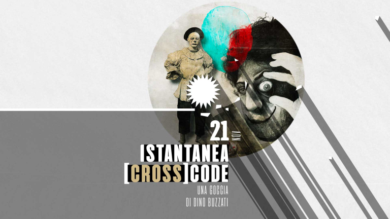 copertina di ISTANTANEA [cross]code | UNA GOCCIA di Dino Buzzati