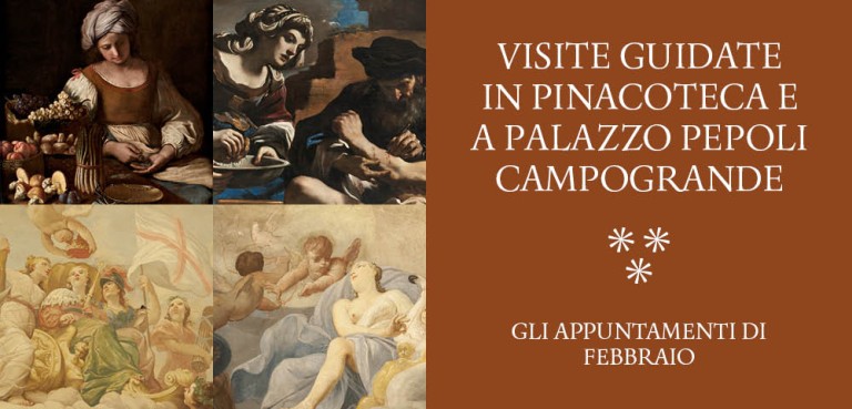 copertina di Visite guidate in Pinacoteca e a Palazzo Pepoli Campogrande | Febbraio 