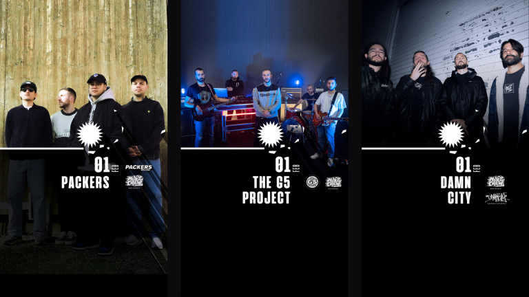 copertina di Packers + The G5 Project + Damn City