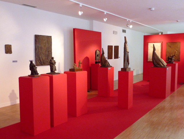 La sala dedicata a Giacomo Manzù presso la Raccolta d'Arte Lercaro (BO)