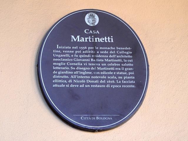Casa Martinetti - cartiglio