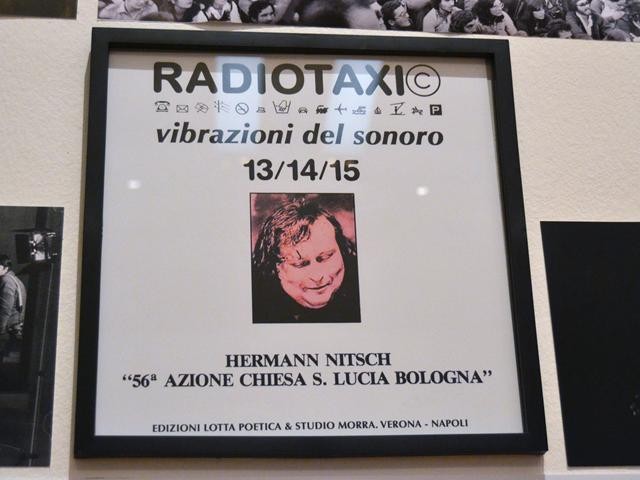 Herman Nitsch - Azione nella chiesa di Santa Lucia - Mostra "Pensatevi liberi. Bologna Rock 1979" - MamBO (BO) - 2019
