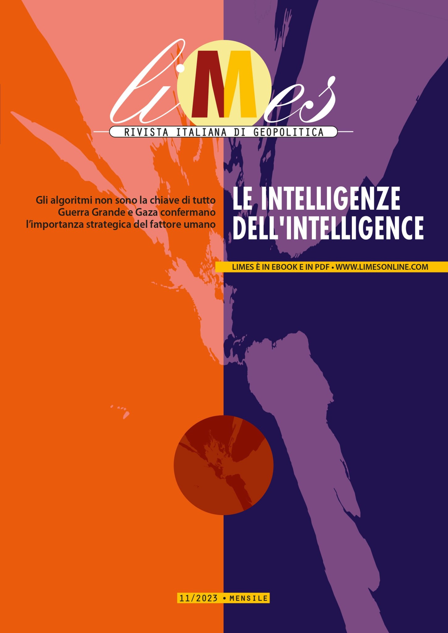 copertina di Limes - Le intelligenze dell’intelligence