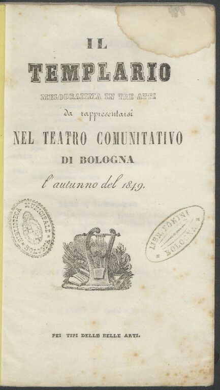 immagine di Girolamo Maria Marini, Otto Nicolai, Il Templario (1849)