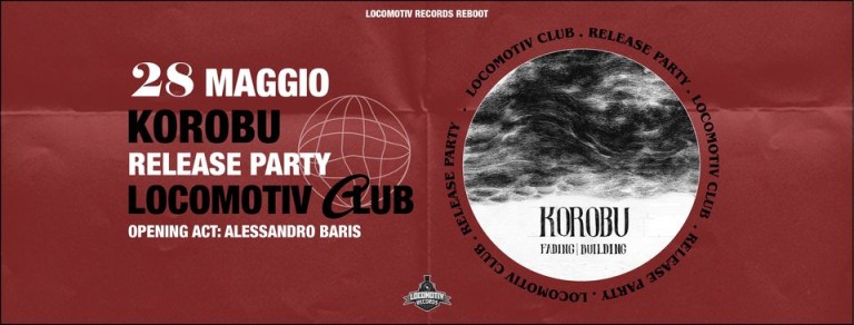 copertina di Korobu, Fading|Building - release party
