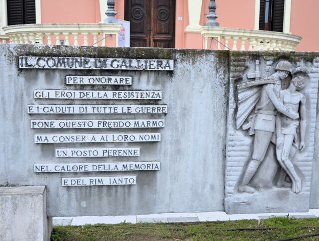 Per onorare gli eroi della Resistenza e i caduti di tutte le guerre