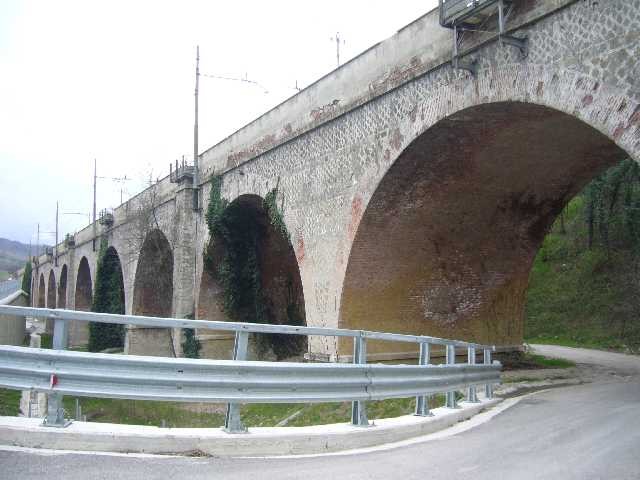 Il viadotto di Gardelletta dove avvenne il disastro ferroviario