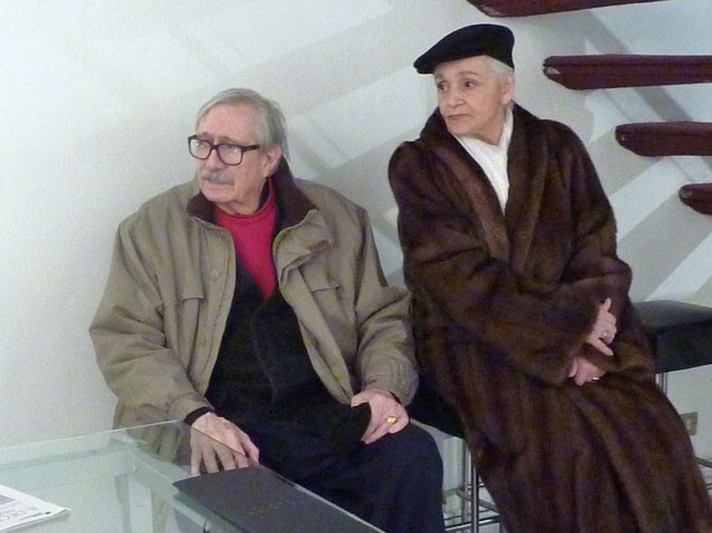 Pirro Cubiberti in galleria a Bologna nel 2010