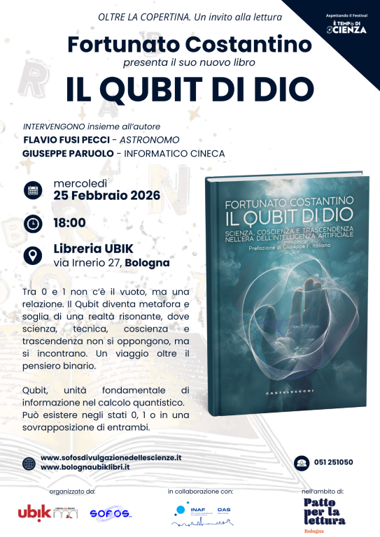 copertina di Il Qubit di Dio