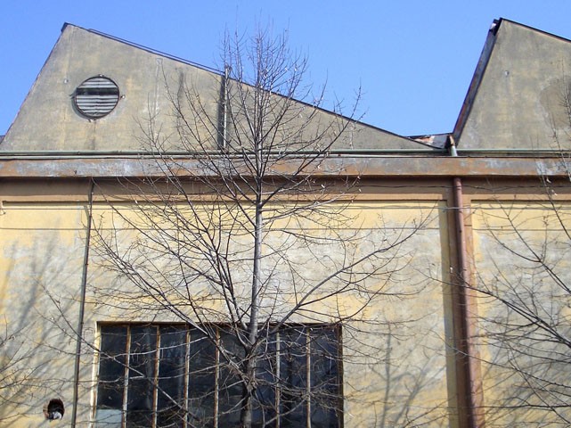 Capannone della fabbrica Sabiem nel rione Santa Viola (BO) - 2008