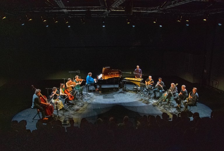 image of Brian Eno performed by Dedalus Ensemble