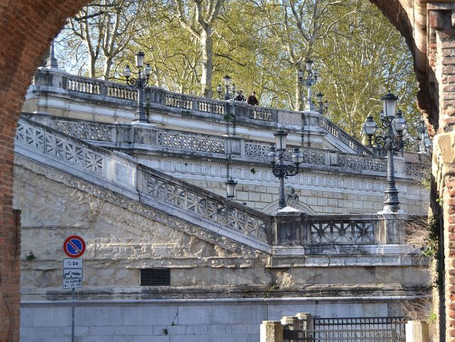 La scalinata del Pincio