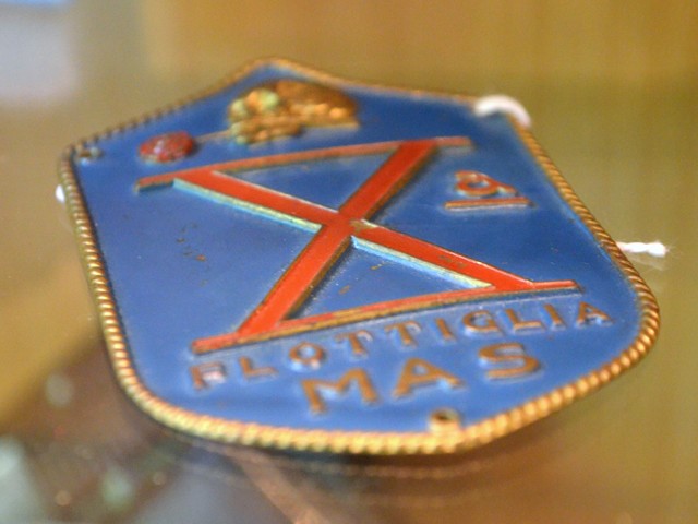 Distintivo della Decima Mas - Museo della Seconda Guerra Mondiale del fiume Po - Felonica (MN)