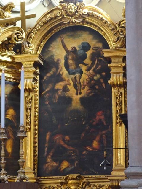 Basilica di San Giacomo Maggiore (BO) - Tommaso Laureti Resurrezione e i SS. Giacomo e Agostino
