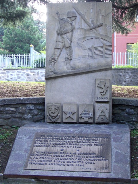 Monumento alla 91a Divisione USA 